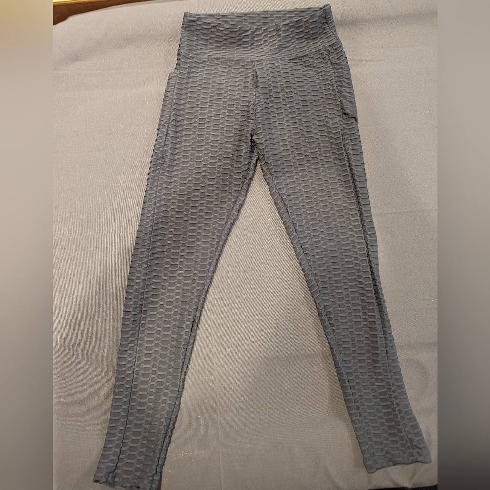 Women's Fawn Activewear Honeycomb Leggings Grey L